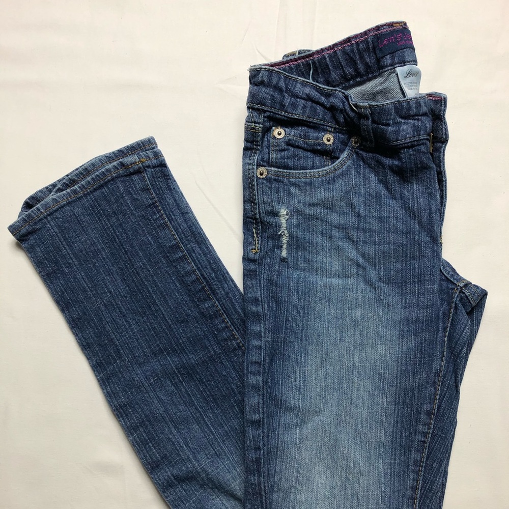 Levi’s brand slim straight fit girls jeans